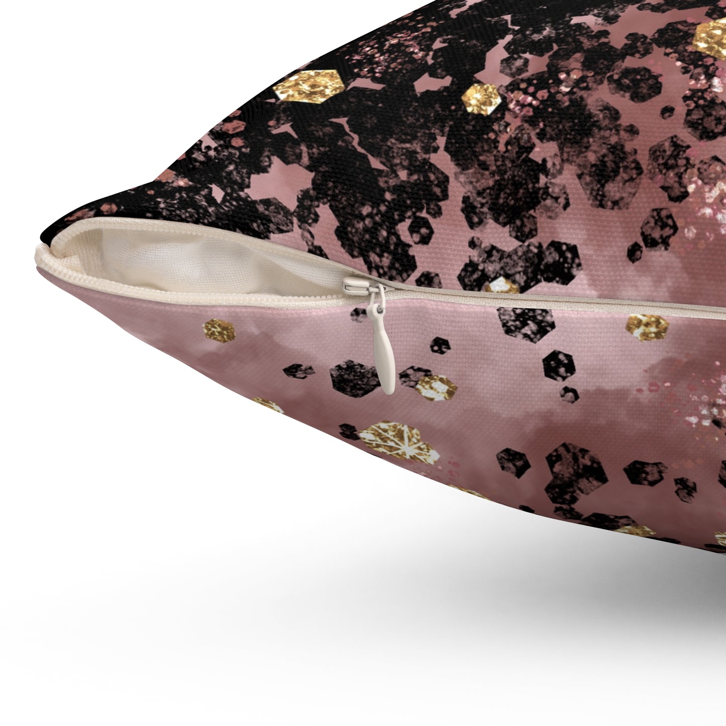 Decorative Spun Polyester Square Pillow, Stylish Pillow for Home or Office, Beautiful Accent for Any Room for Everyday for Anyone