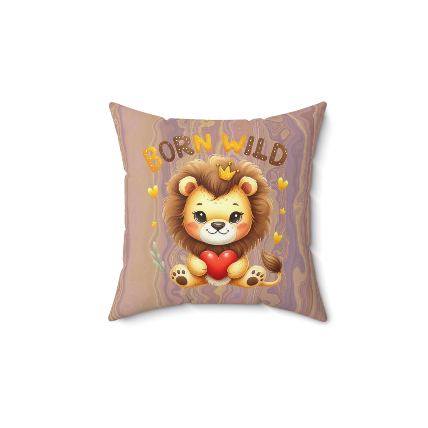Wildly Cute Lion Pillow - Perfect for Kids’ Rooms, Nursery Decor, Birthday Gifts, Playroom Accents, Animal Lovers