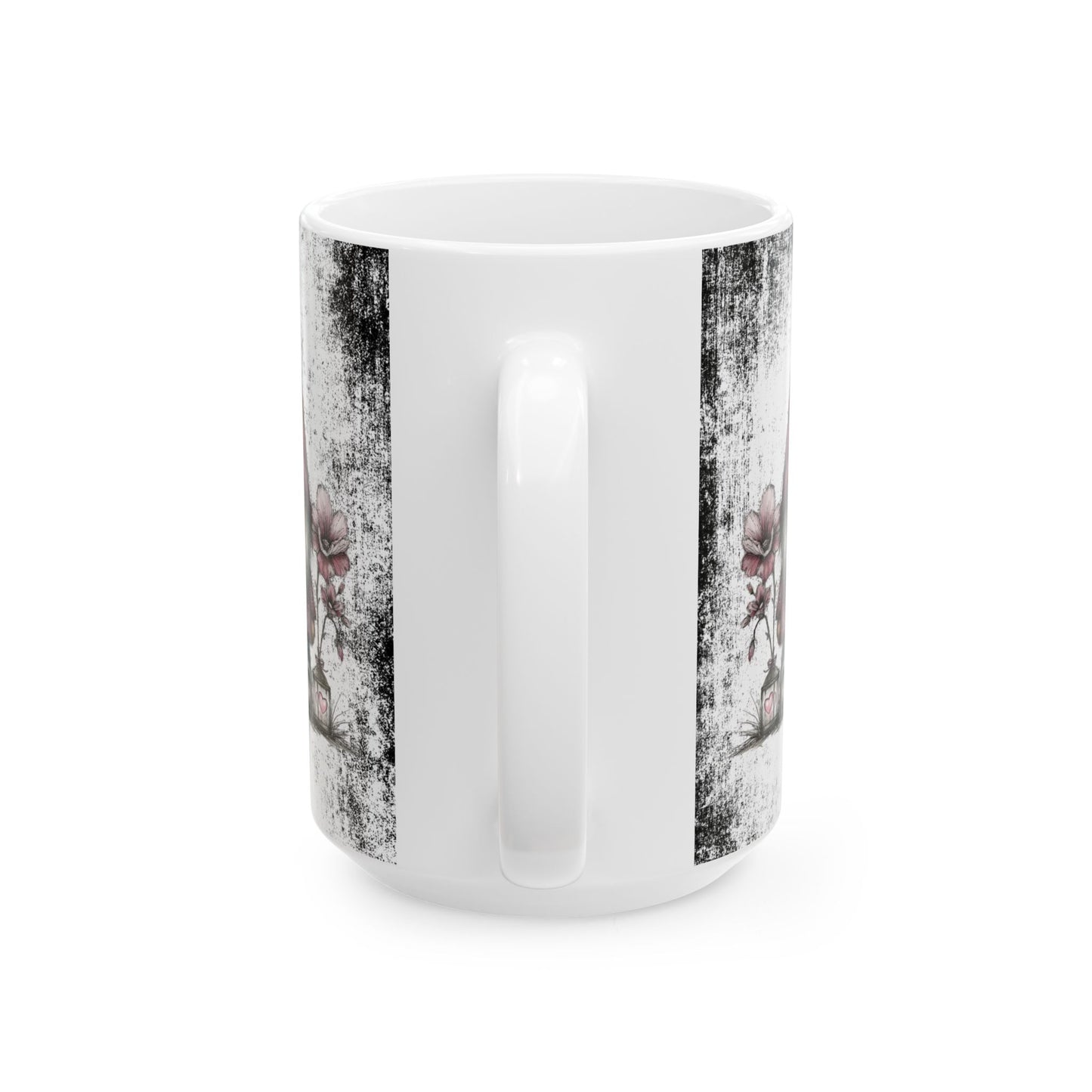 Ceramic Gnome Floral Mug "Happy Valentine's Day" — Happy Valentine’s Day 11oz/15oz