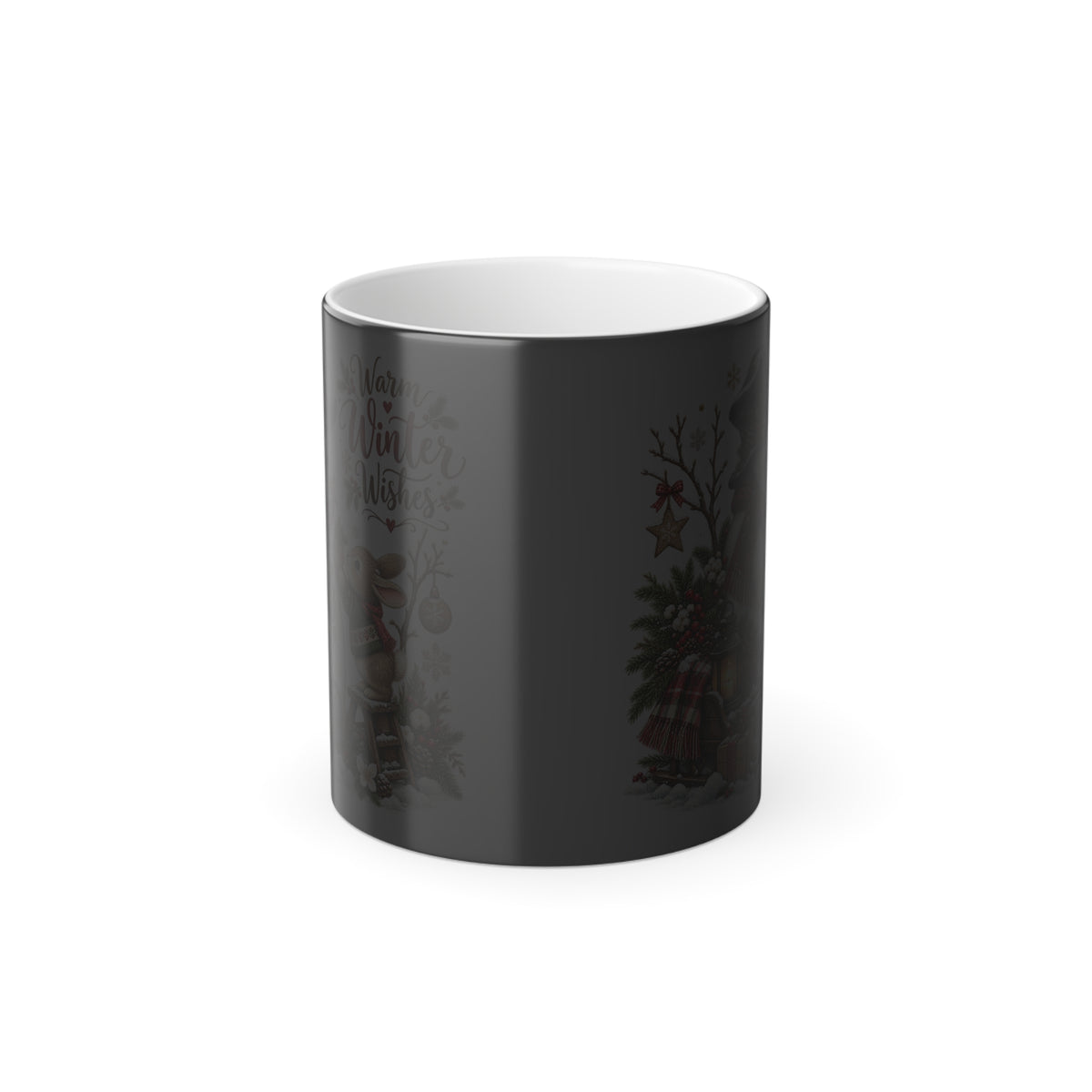 Merry Christmas Winter Wildlife Color-Changing Mug