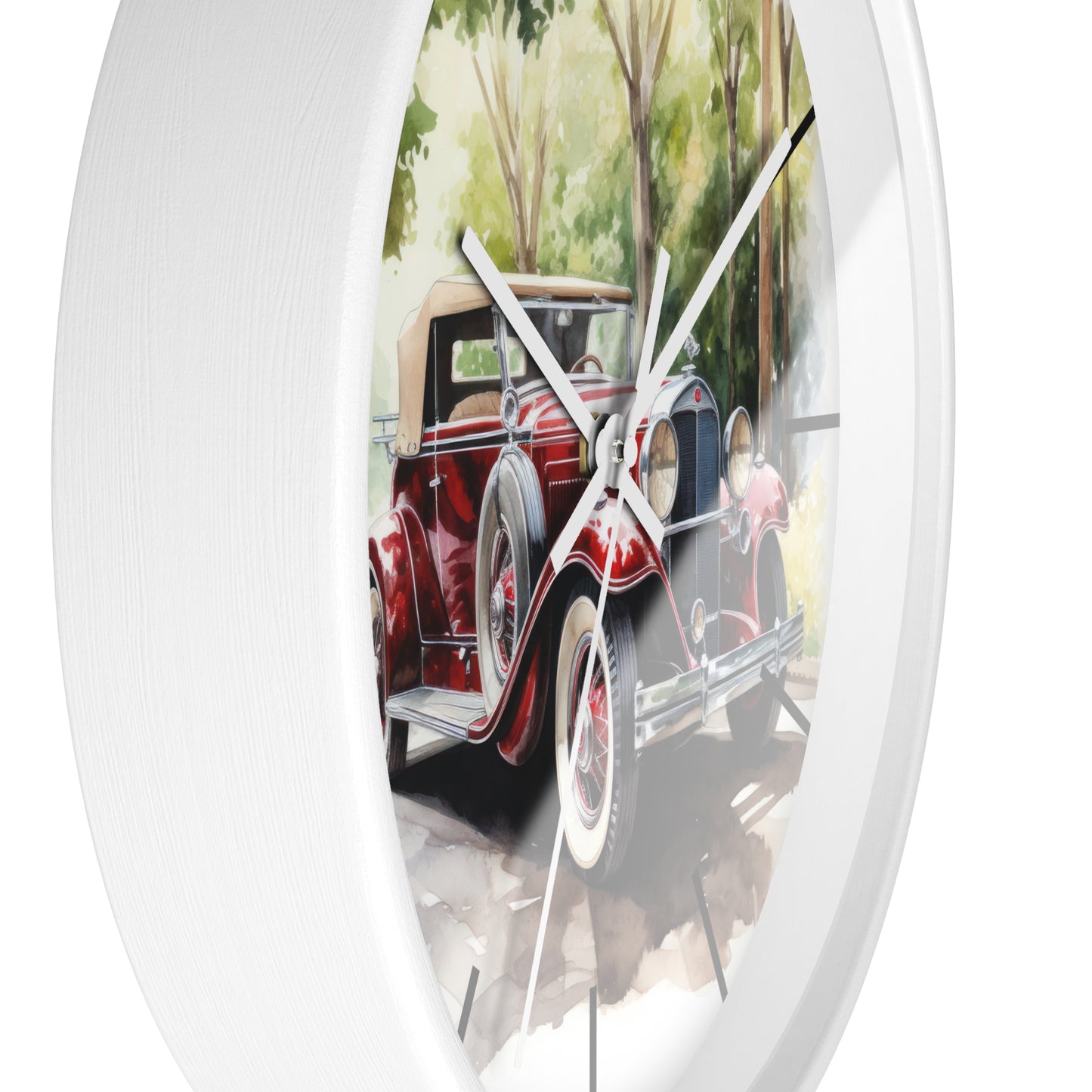 Classic Car Wall Clock - Vintage Automotive Home Office Decor