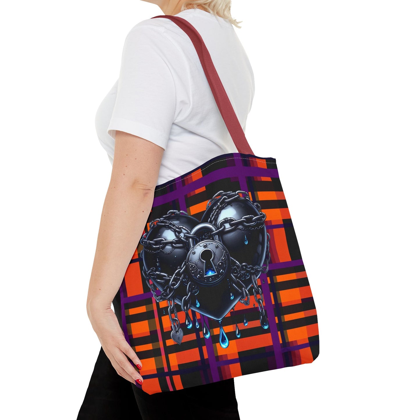 Fashionable Halloween Theme Tote Bag (AOP), Stylish for Everyday or Occasion, Perfect for Halloween Lovers, Great Gift Idea for Anyone