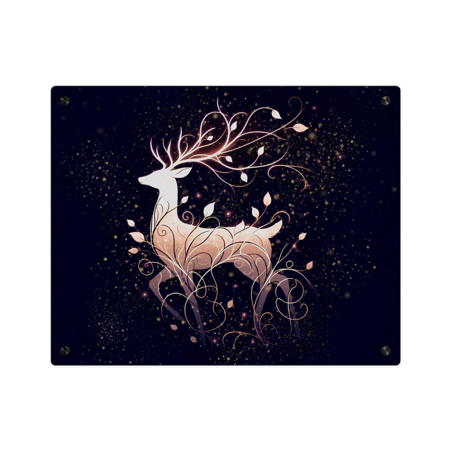 Elegant Deer Acrylic Wall Art Panel - Nature-Inspired Home Decor