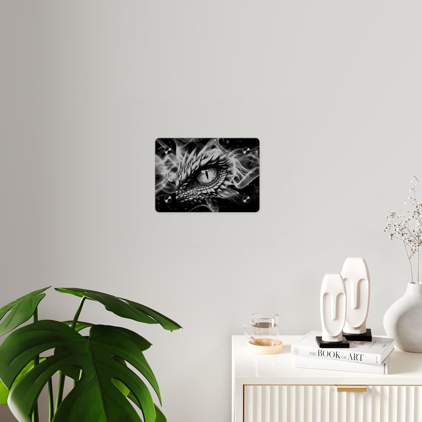Mystical Dragon Eye Acrylic Wall Art Panels - Home Decor for Fantasy Lovers
