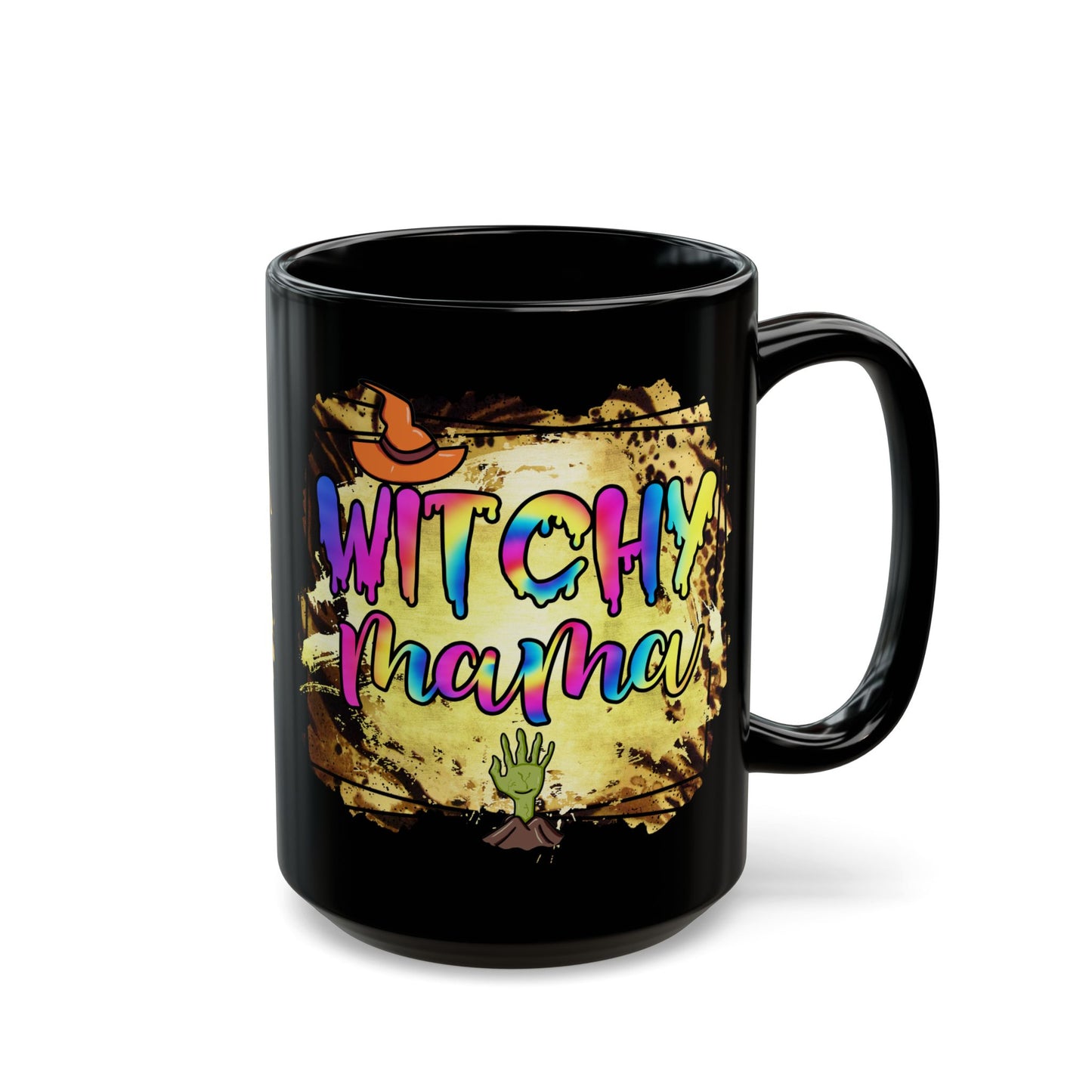 Witchy Mama Mug, Magical Coffee Cup for Moms, Halloween Gift, Boho Style Drinkware, Fun Witchy Mug