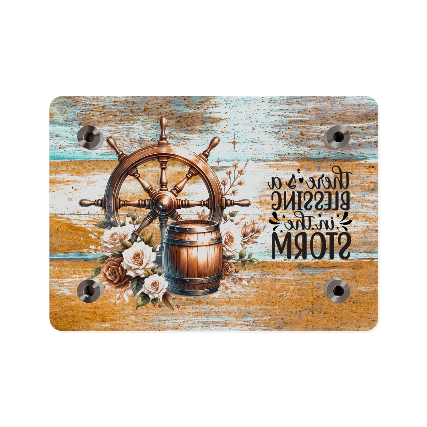 Nautical Blessings Acrylic Wall Art Panel - Inspiring Home Decor