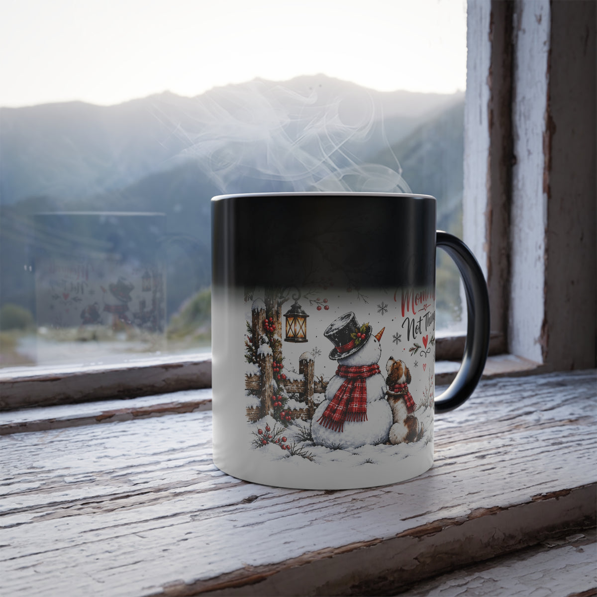 Collect Moments Not Things Winter Woodland Color-Changing Mug