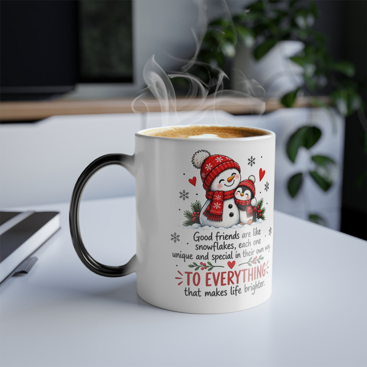 Christmas Color-Changing Mug – Holiday Cheer Coffee Cup