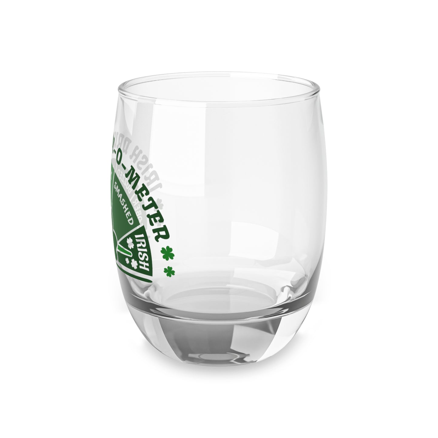 Irish Drunk-O-Meter Whiskey Glass 6oz – St. Patrick’s Day Shamrock Drinking Gauge