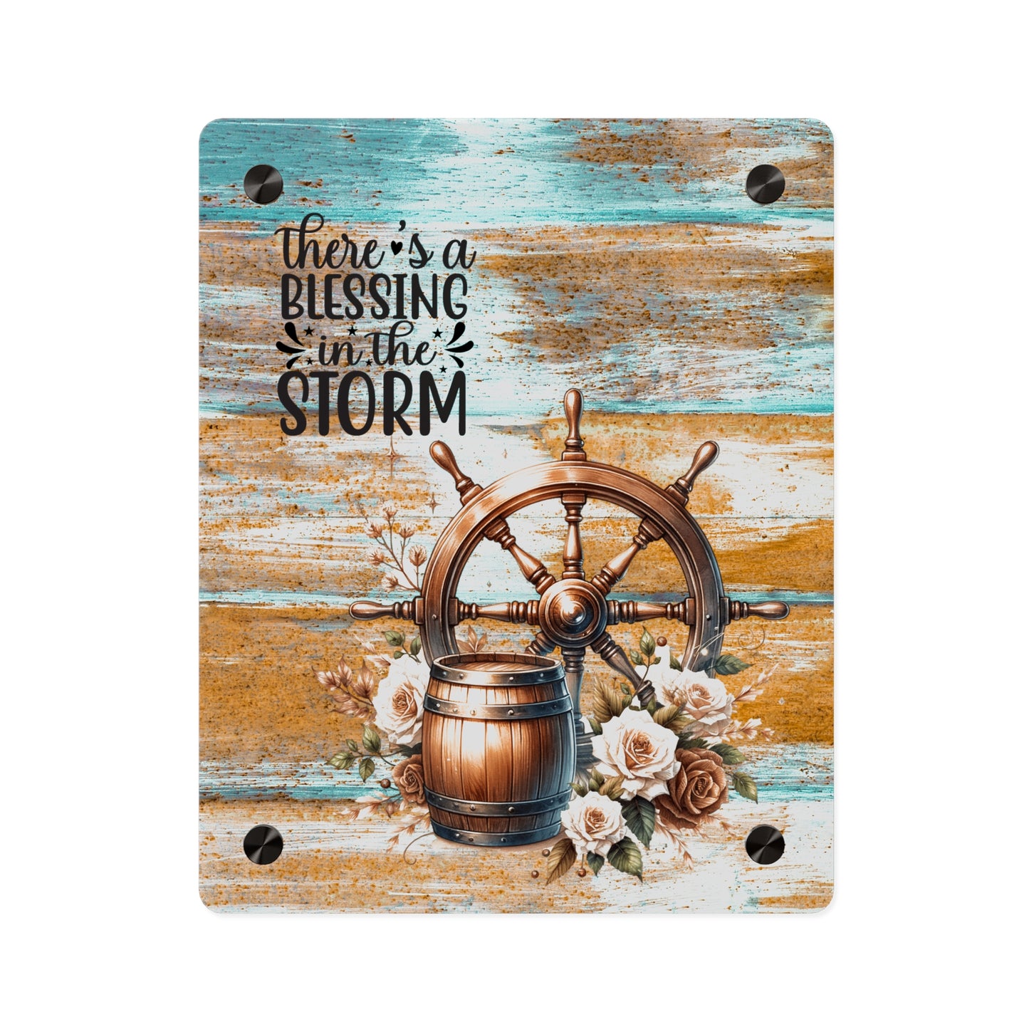 Nautical Blessings Acrylic Wall Art Panel - Inspiring Home Decor