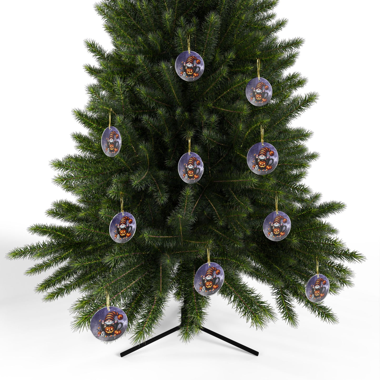 Halloween Gnome Acrylic Holiday Ornament - Festive Decor