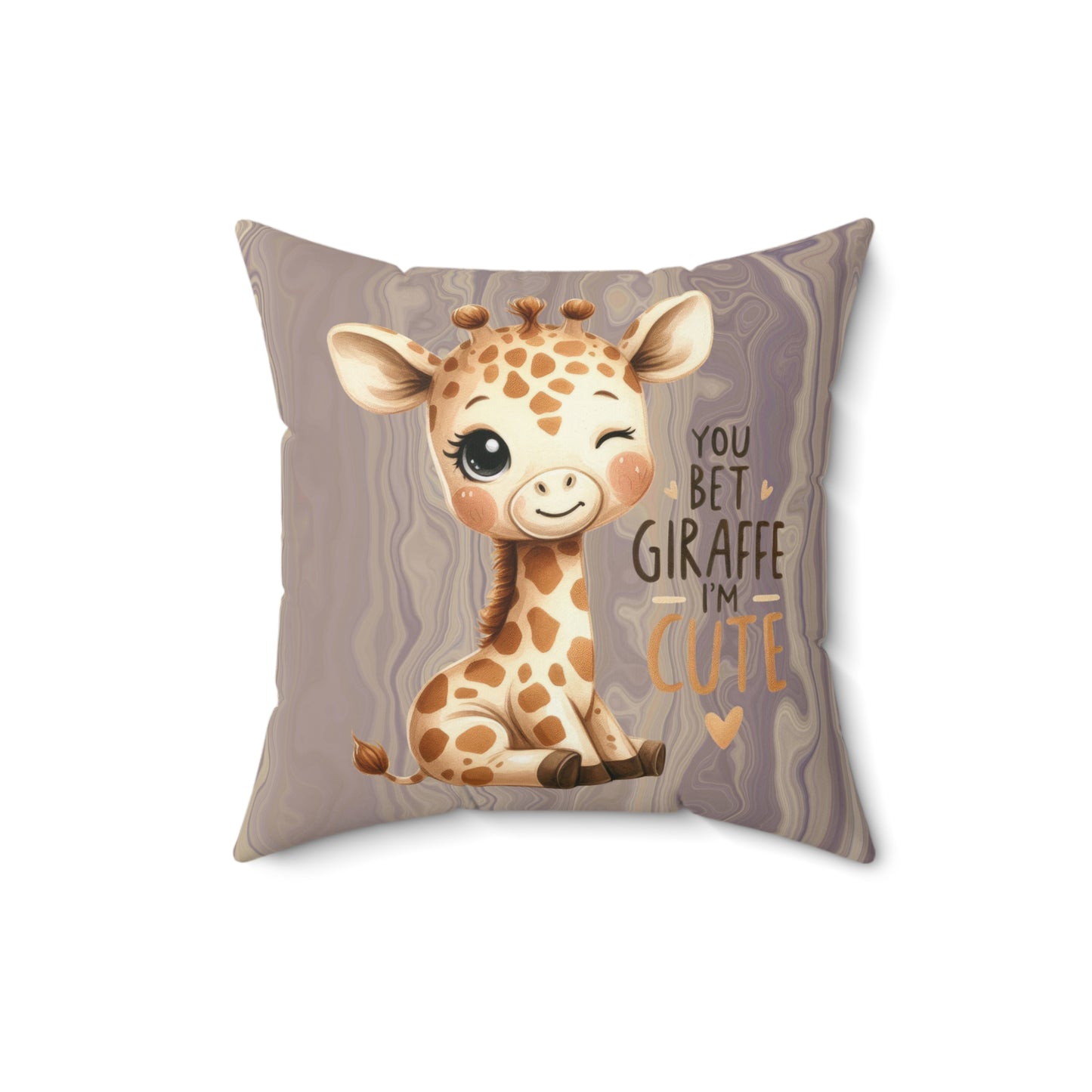 Cute Giraffe Pillow, Adorable Cushion for Nursery, Kids Room Decor, Baby Shower Gift, Playroom Accent