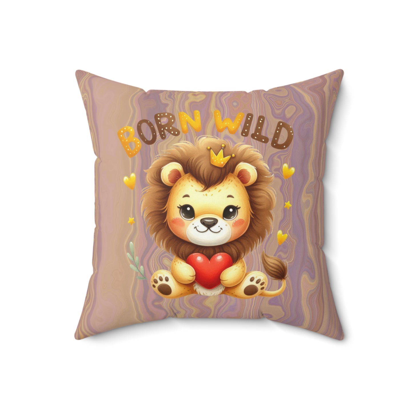 Wildly Cute Lion Pillow - Perfect for Kids’ Rooms, Nursery Decor, Birthday Gifts, Playroom Accents, Animal Lovers