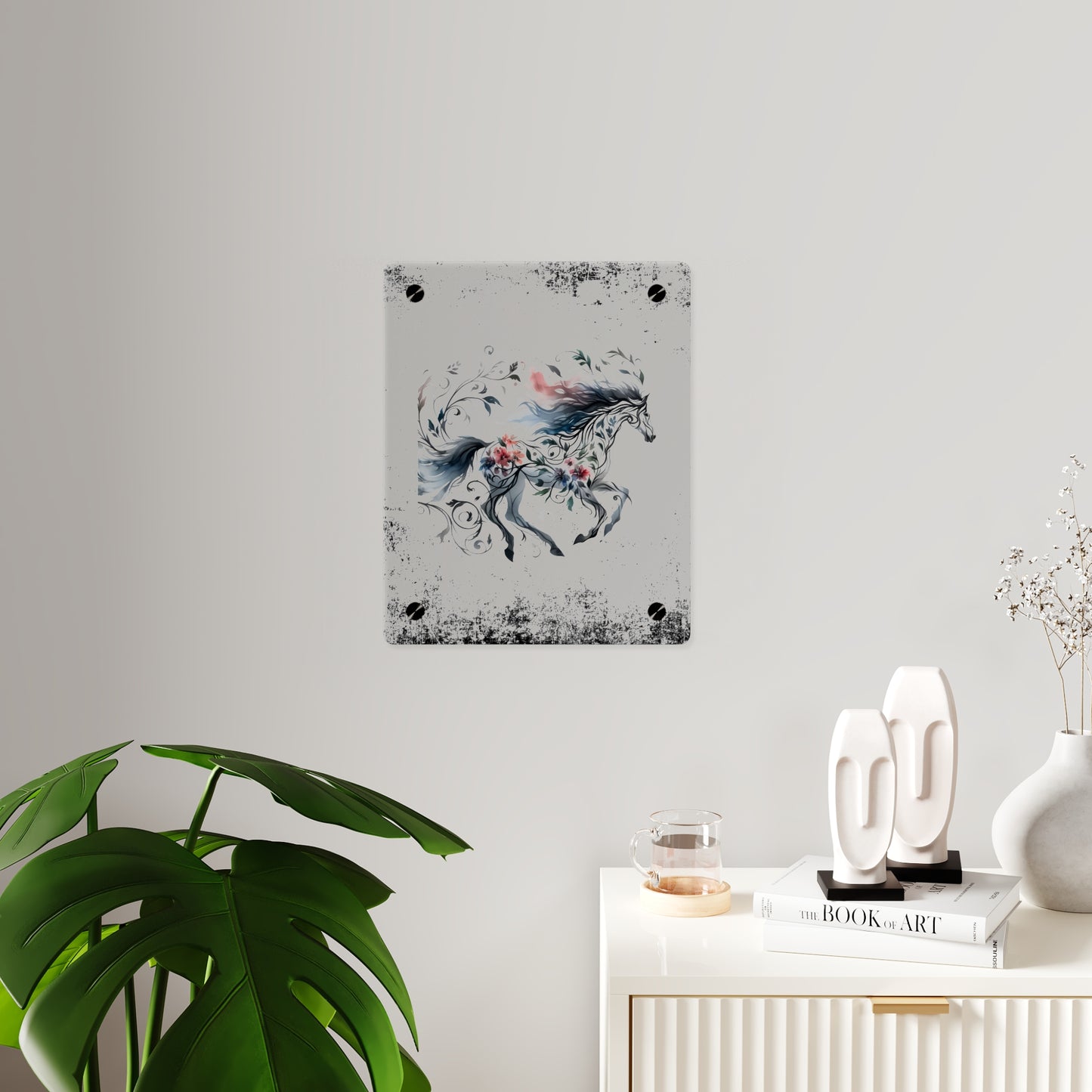 Celestial Horse Acrylic Wall Art Panel - Ethereal Home Decor