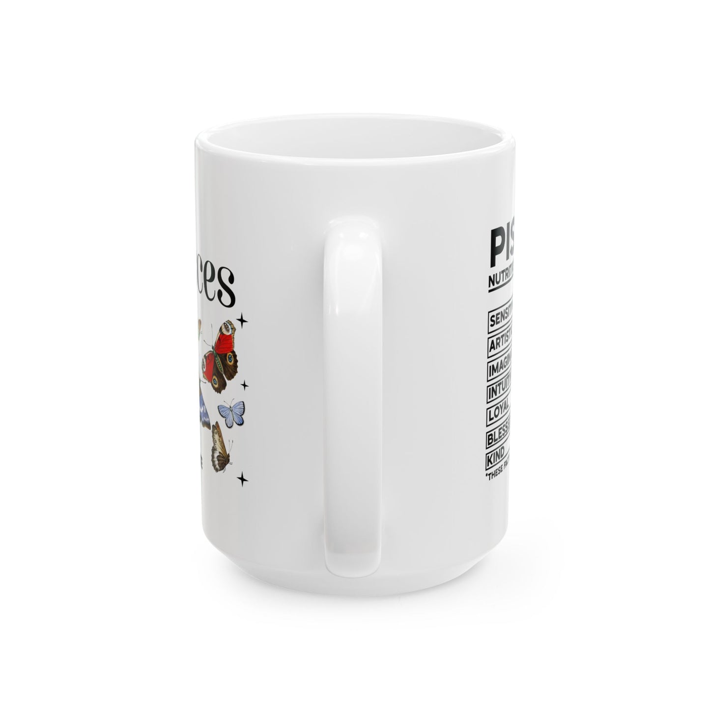 Pisces Zodiac Ceramic Mug (11oz & 15oz) – Astrology Gift for Horoscope Lovers