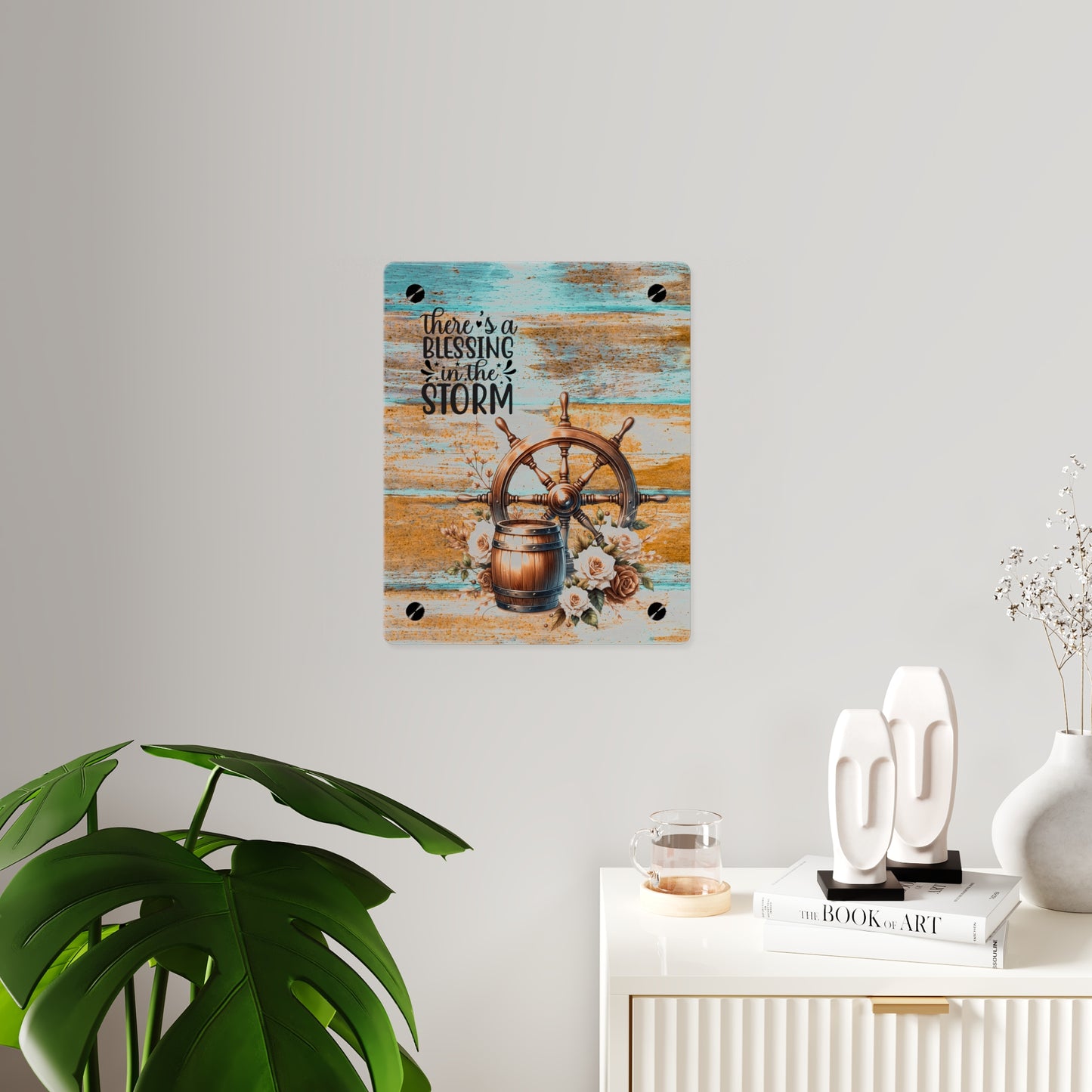 Nautical Blessings Acrylic Wall Art Panel - Inspiring Home Decor