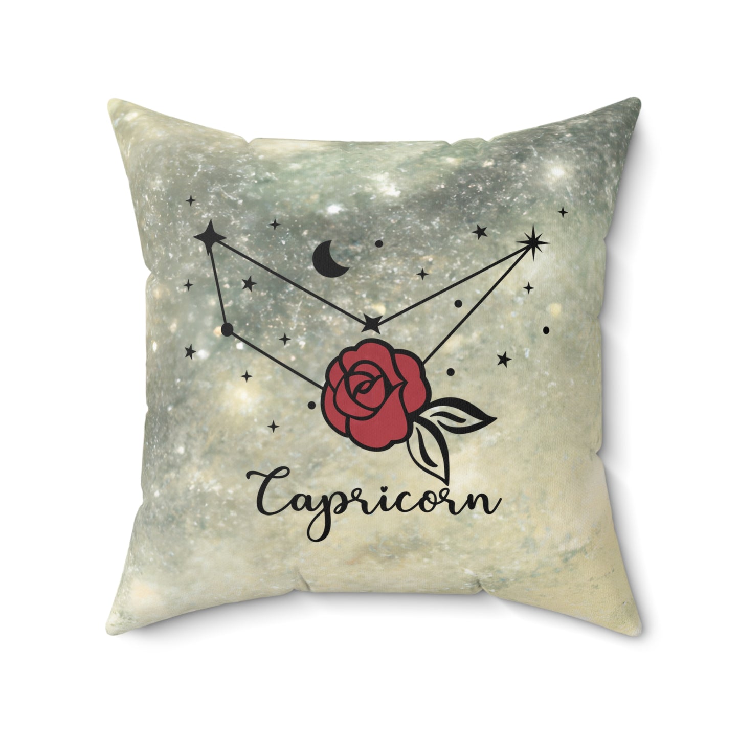 Capricorn Zodiac Pillow | Celestial Decor, Astrology Gift, Home Accent, Horoscope Cushion, Starry Night Pillow
