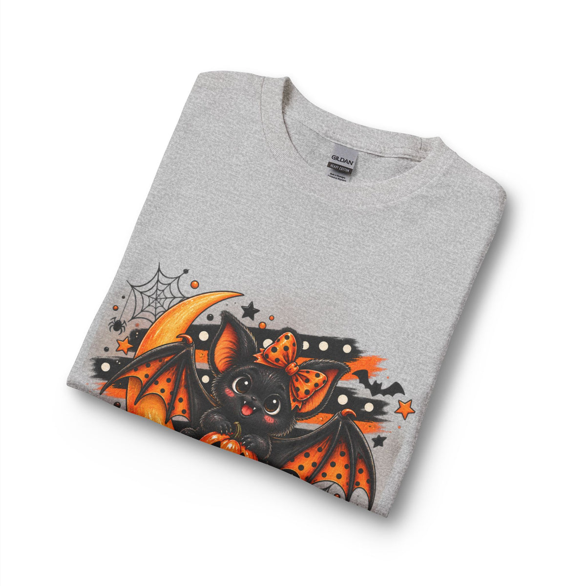 Halloween Bat and Jack-O'-Lantern Long Sleeve T-Shirt