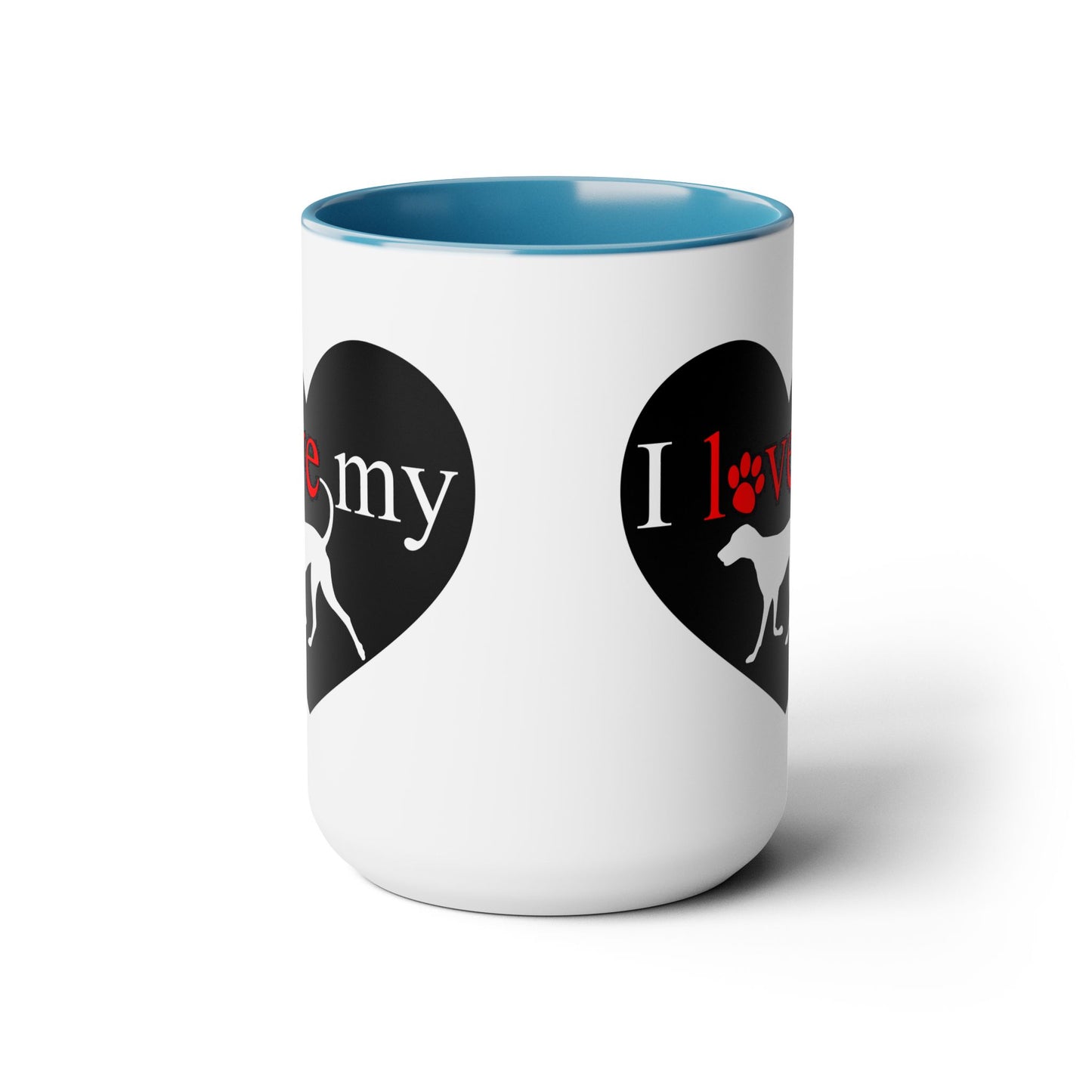 Pet Theme Two-Tone Coffee Mugs, 15oz, Animal Lovers, Pet Lovers Quote, Pet Lovers, Coffee, Tea, Hot Chocolate Lovers, Gift Idea for Any Occasion