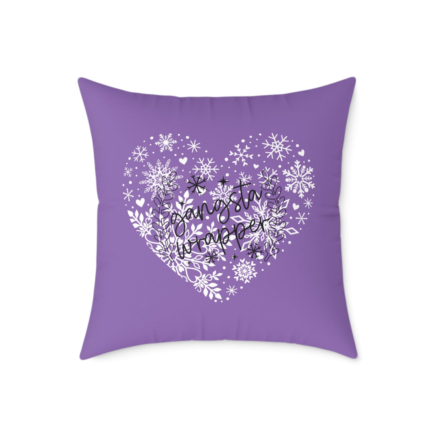 Holiday Humor Square Poly Canvas Pillow, Two-Sided Holiday Humor Decor Pillow for Home or Office, Accent for Any Room