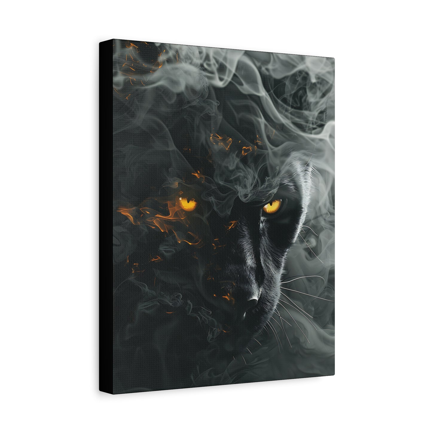 Mystical Panther Canvas Wall Art - 1.25" Stretched Wall Decor