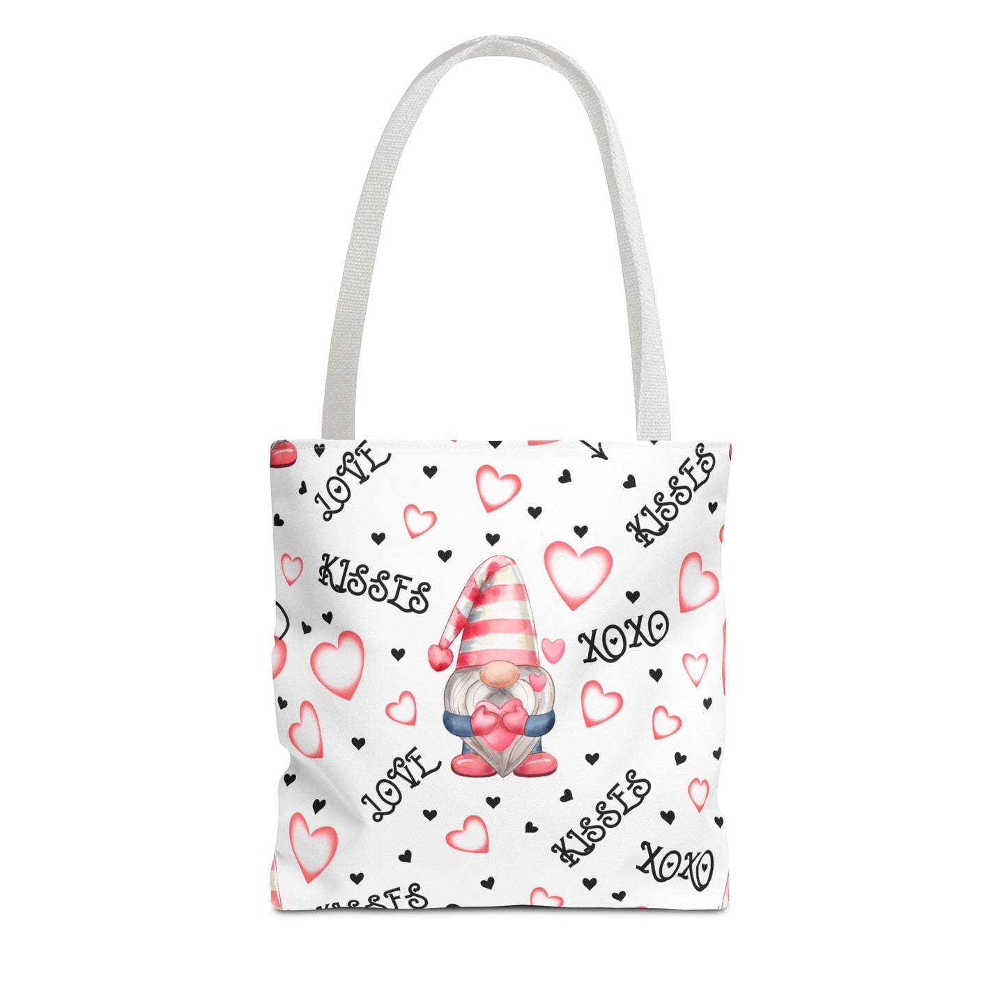 Romantic Love Gnome Tote Bag - Whimsical Valentine Gift for Gnome Lovers