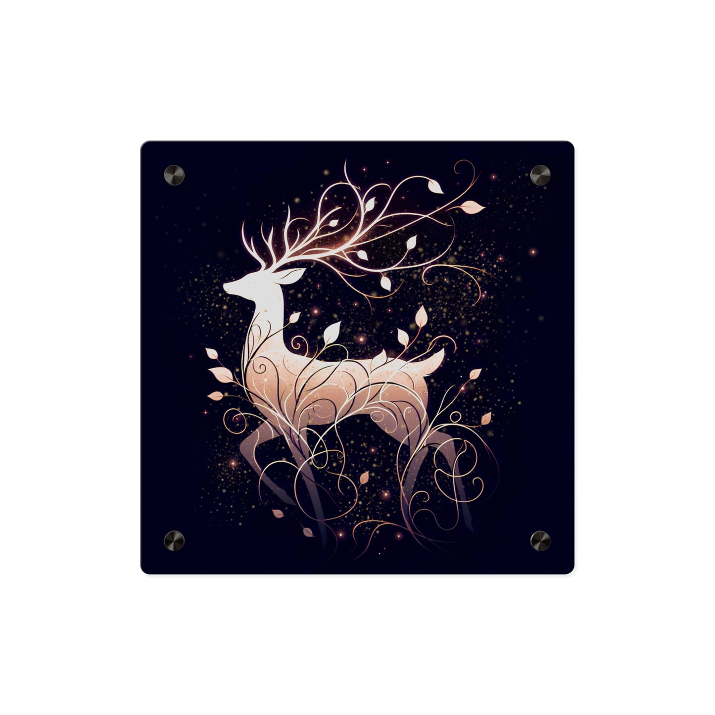 Elegant Deer Acrylic Wall Art Panel - Nature-Inspired Home Decor