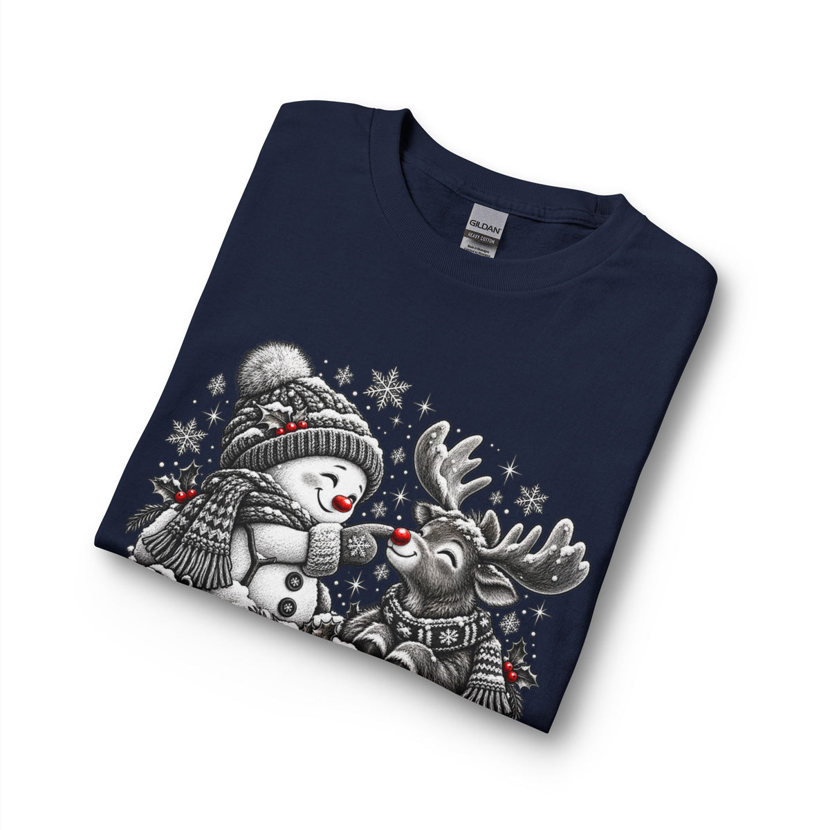 Snowy Boops Merry Smiles Christmas Long Sleeve T-Shirt