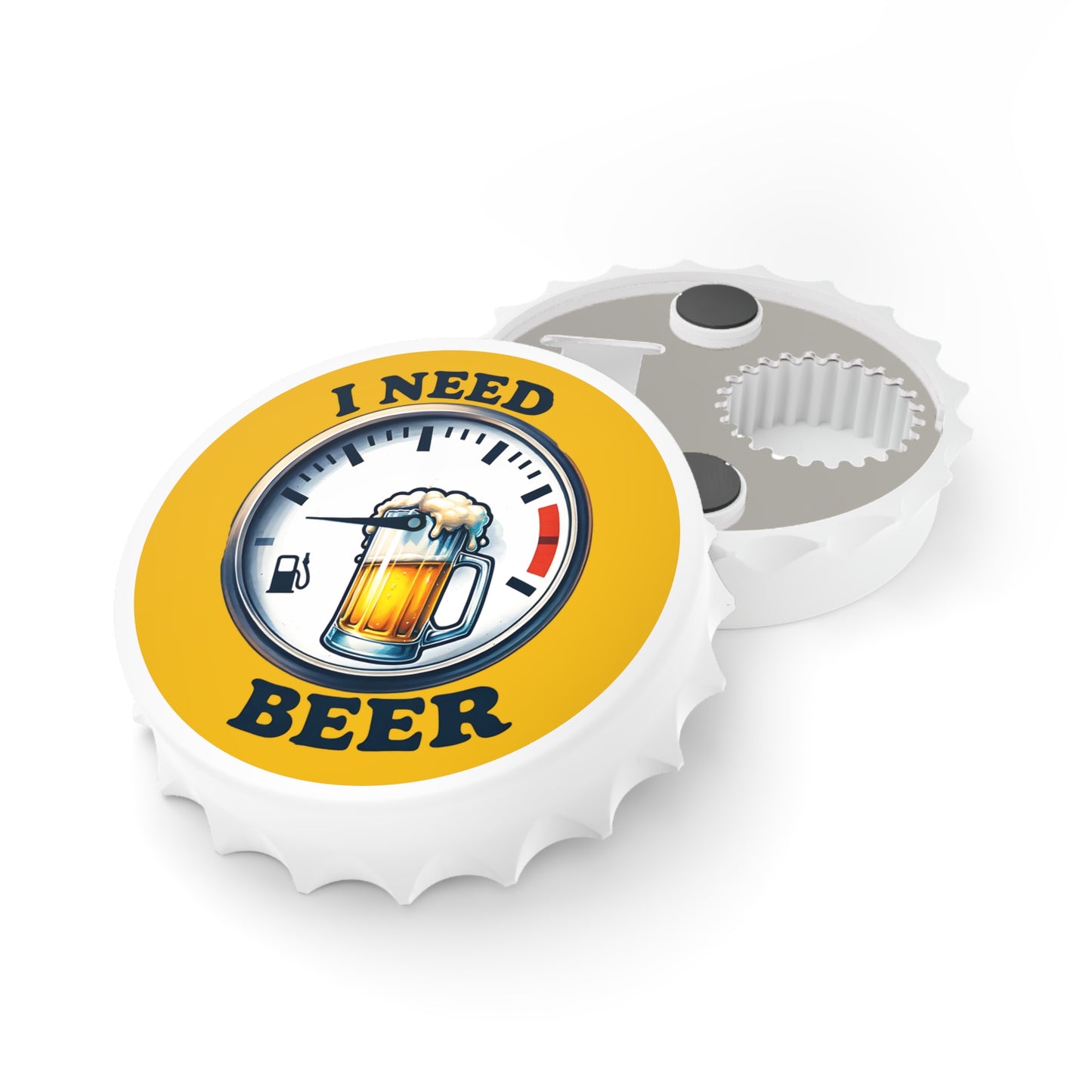 I Need Beer Bottle Opener - Vintage Cap Catcher for Bar & Home