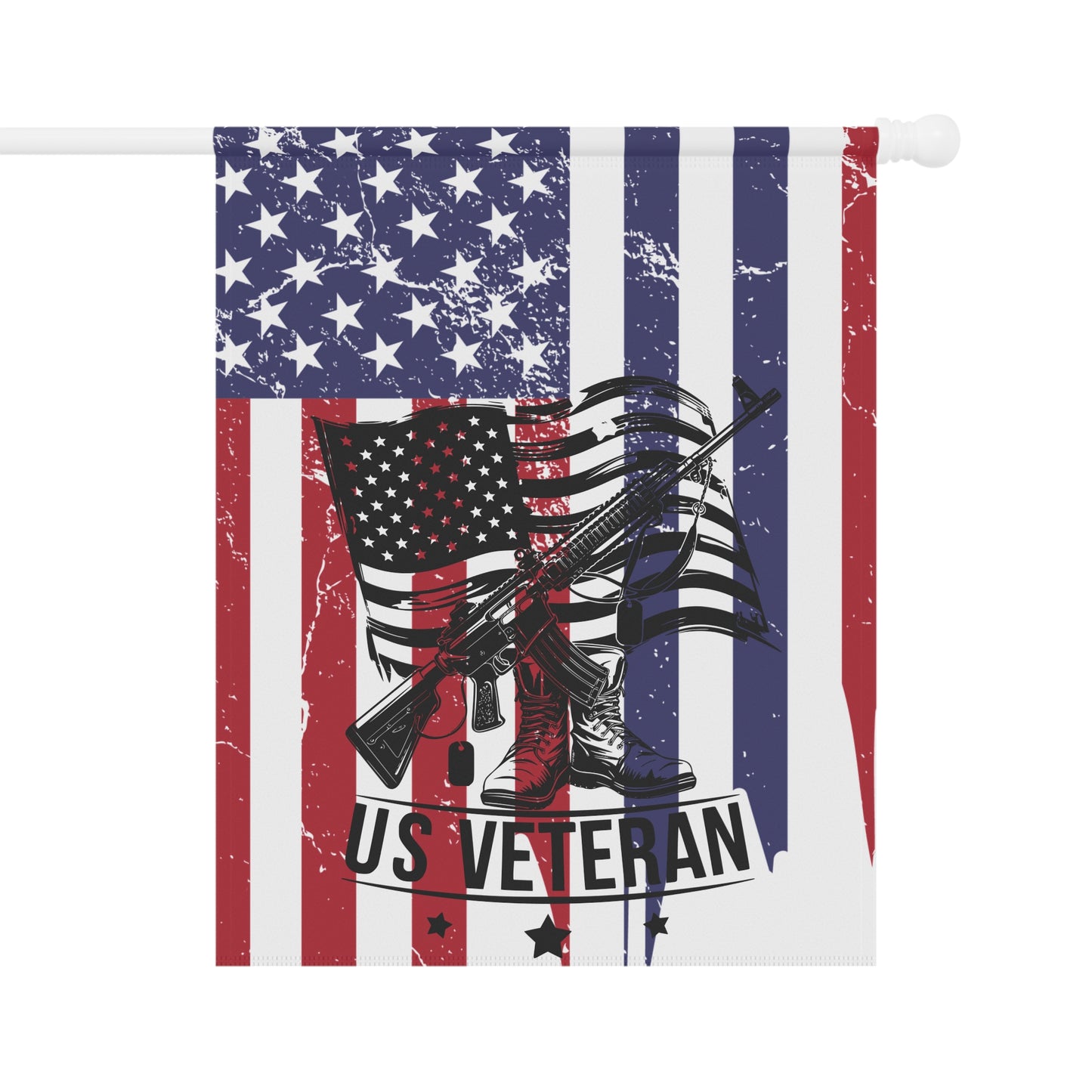 Patriotic Veteran Garden Flag - Celebrate Freedom & Honor Heroes