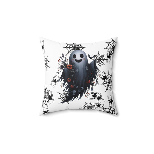 Halloween Ghost Pillow - Spooky Home Decor, Cozy Accent, Trick or Treat, Fall Celebration, Holiday Gift