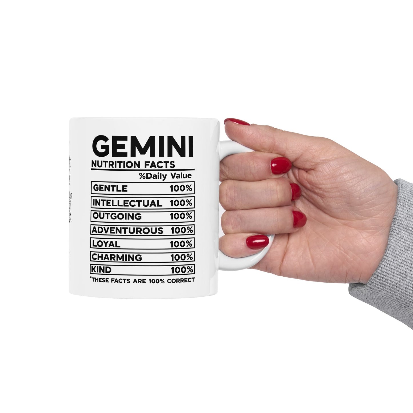 Gemini Zodiac Ceramic Mug – 11oz & 15oz – Astrology Gift for Star Sign Lovers