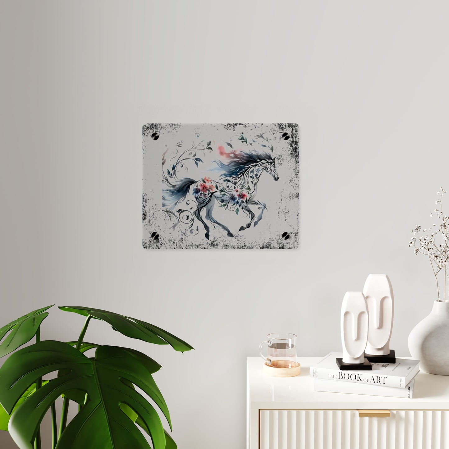 Celestial Horse Acrylic Wall Art Panel - Ethereal Home Decor