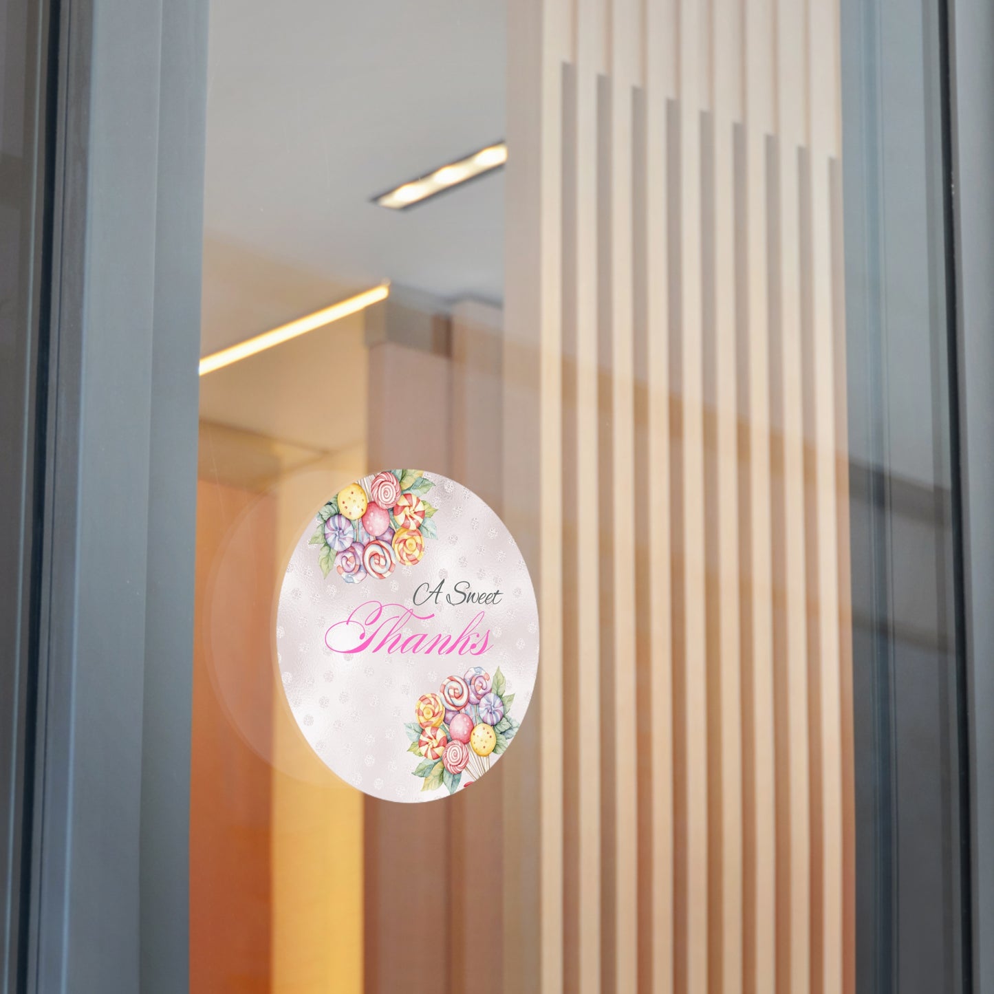 Sample Wedding Favor Stickers, Custom Thank You Stickers, Floral Vinyl Stickers for Events, Bridal Shower Decor, Personal Touch for Parties