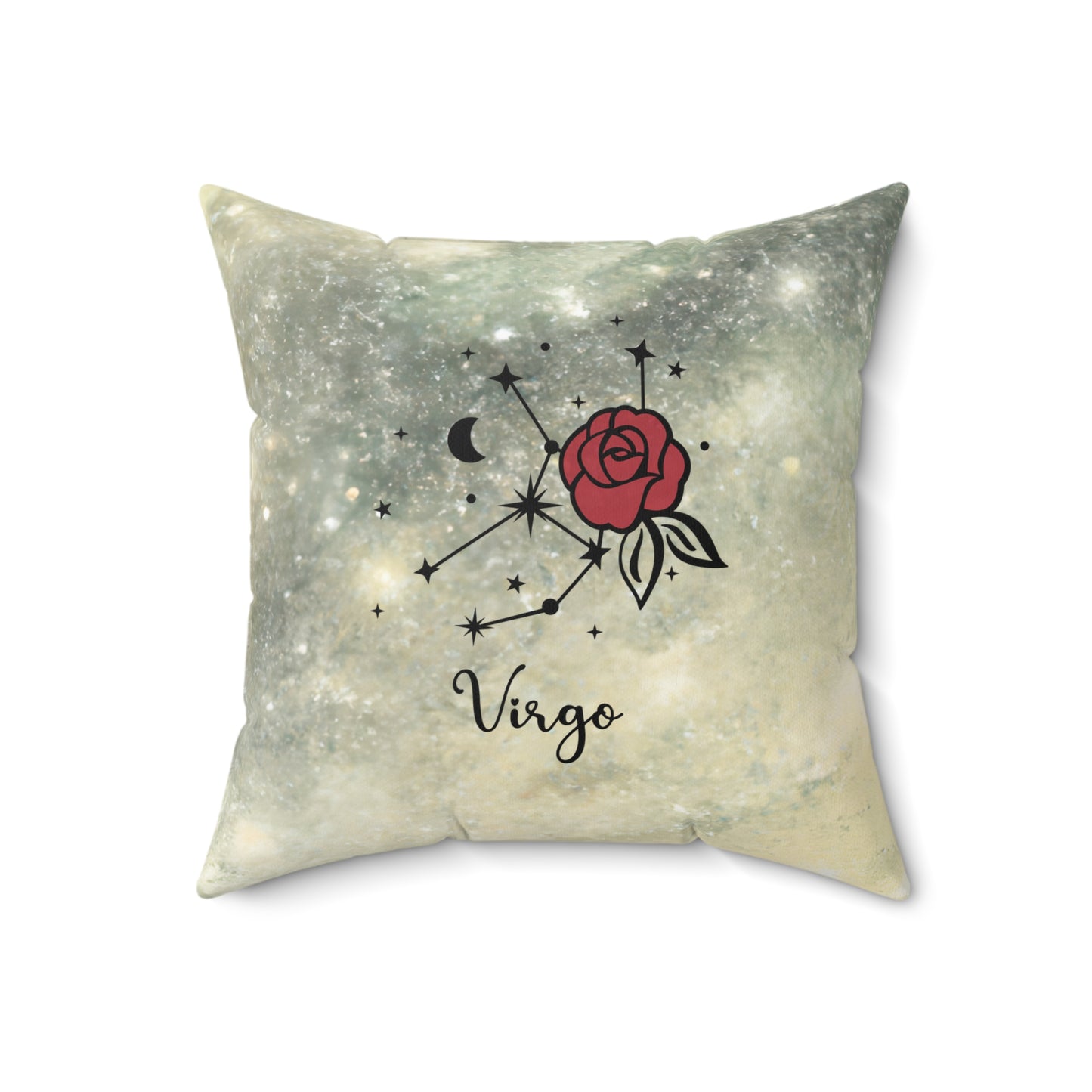 Celestial Zodiac Virgo Pillow, Astrology Decor, Cosmic Cushion, Astrology Gift, Horoscope Home Decor