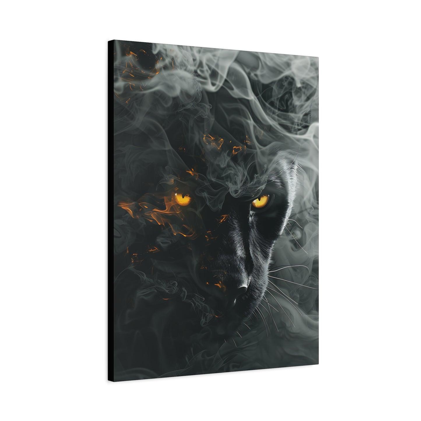 Mystical Panther Canvas Wall Art - 1.25" Stretched Wall Decor