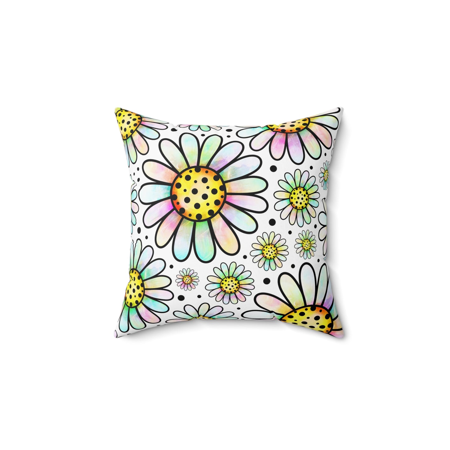 Cute Flower Pillow - Throw Cushion for Kids Room, Animal Decor, Gift for Her, Nursery, Home Accents