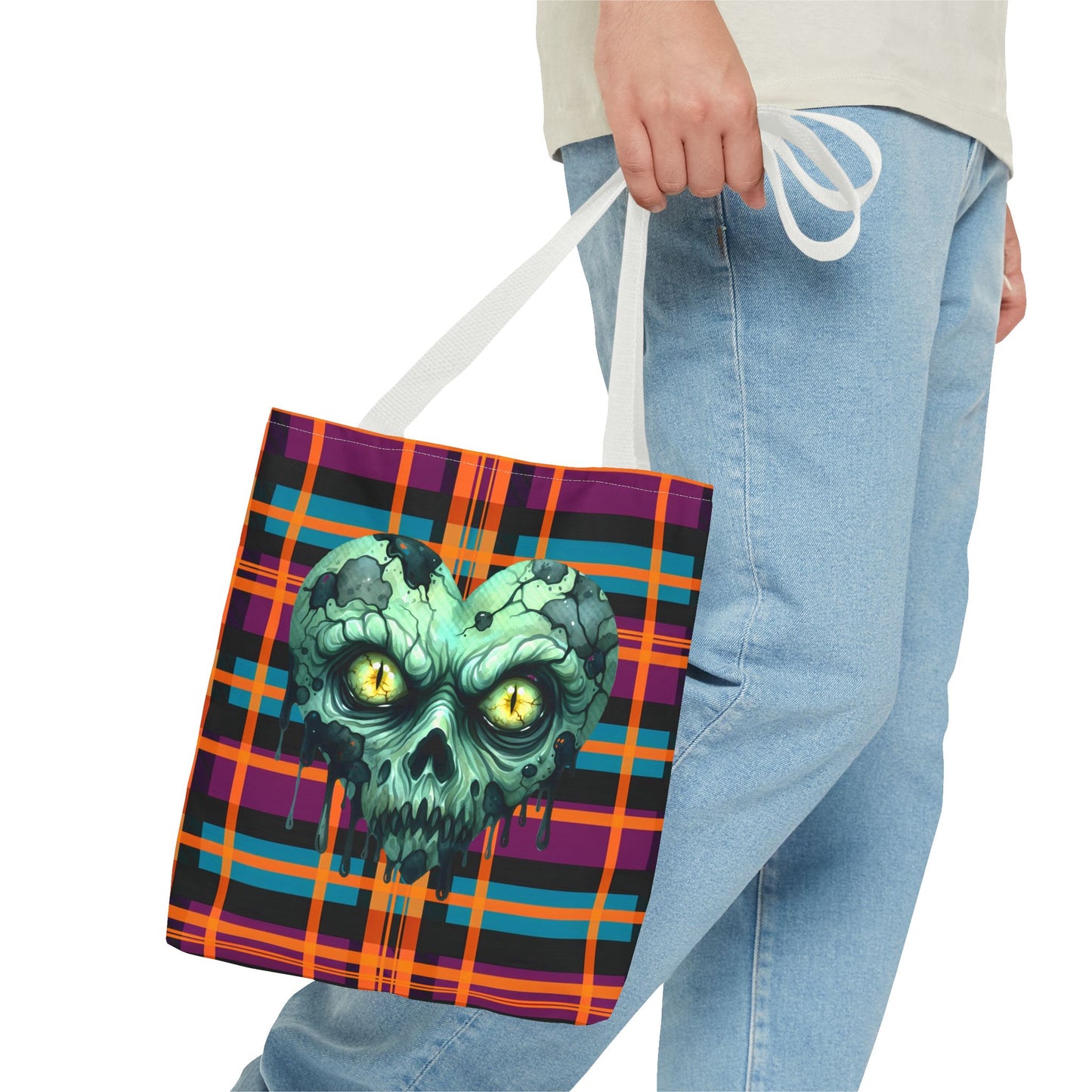 Fashionable Halloween Theme Tote Bag - Stylish Everyday Festive Halloween Lovers Gift