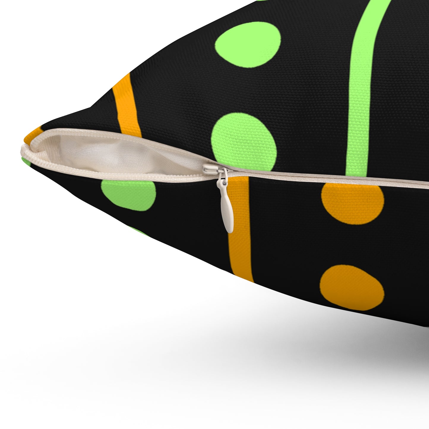 Decorative Halloween Theme Spun Polyester Square Pillow, Beautiful Home or Office Decor, Accent for Any Room for Everyday or Any Occasion