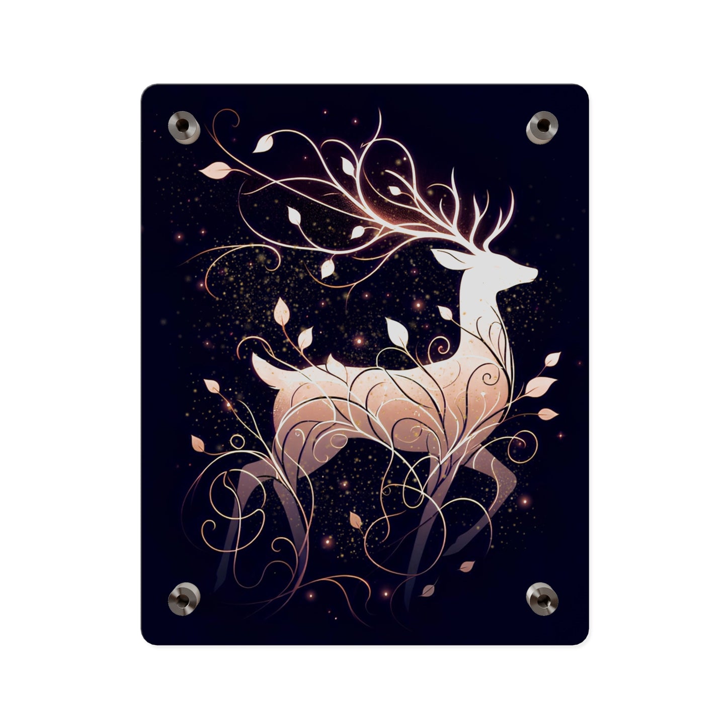 Elegant Deer Acrylic Wall Art Panel - Nature-Inspired Home Decor