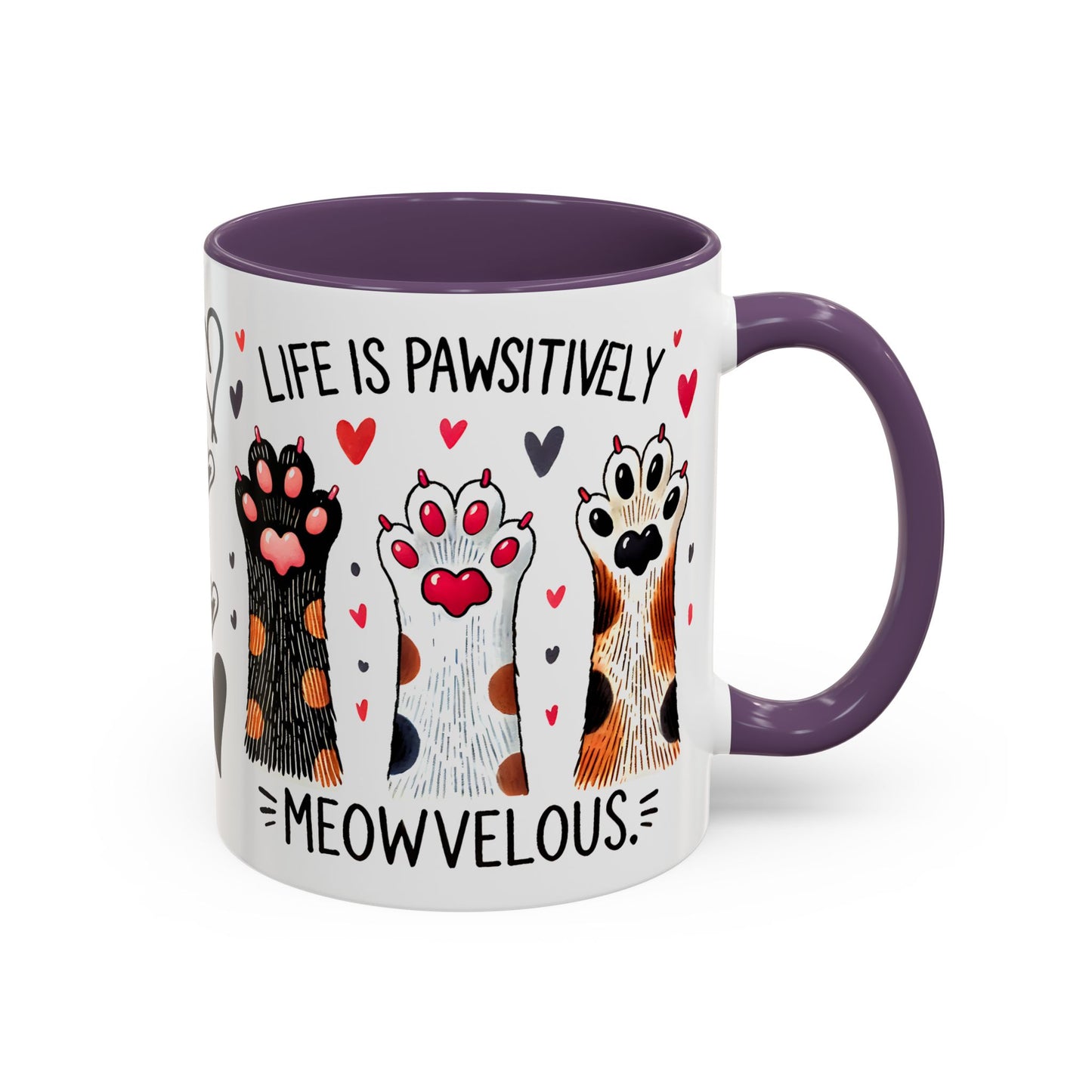 Coffee Mug - Humorous Stylish Cat Saying Mug, Gift Mug for Cat Lovers, Animal Lover Gift Idea, Housewarming Gift