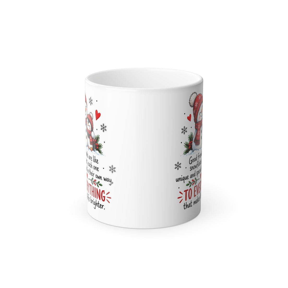 Christmas Color-Changing Mug – Holiday Cheer Coffee Cup