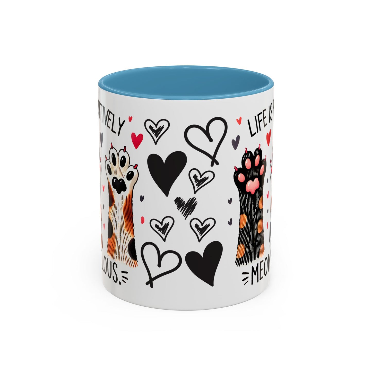 Coffee Mug - Humorous Stylish Cat Saying Mug, Gift Mug for Cat Lovers, Animal Lover Gift Idea, Housewarming Gift