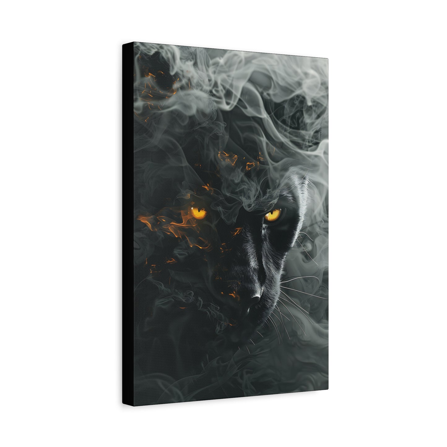 Mystical Panther Canvas Wall Art - 1.25" Stretched Wall Decor