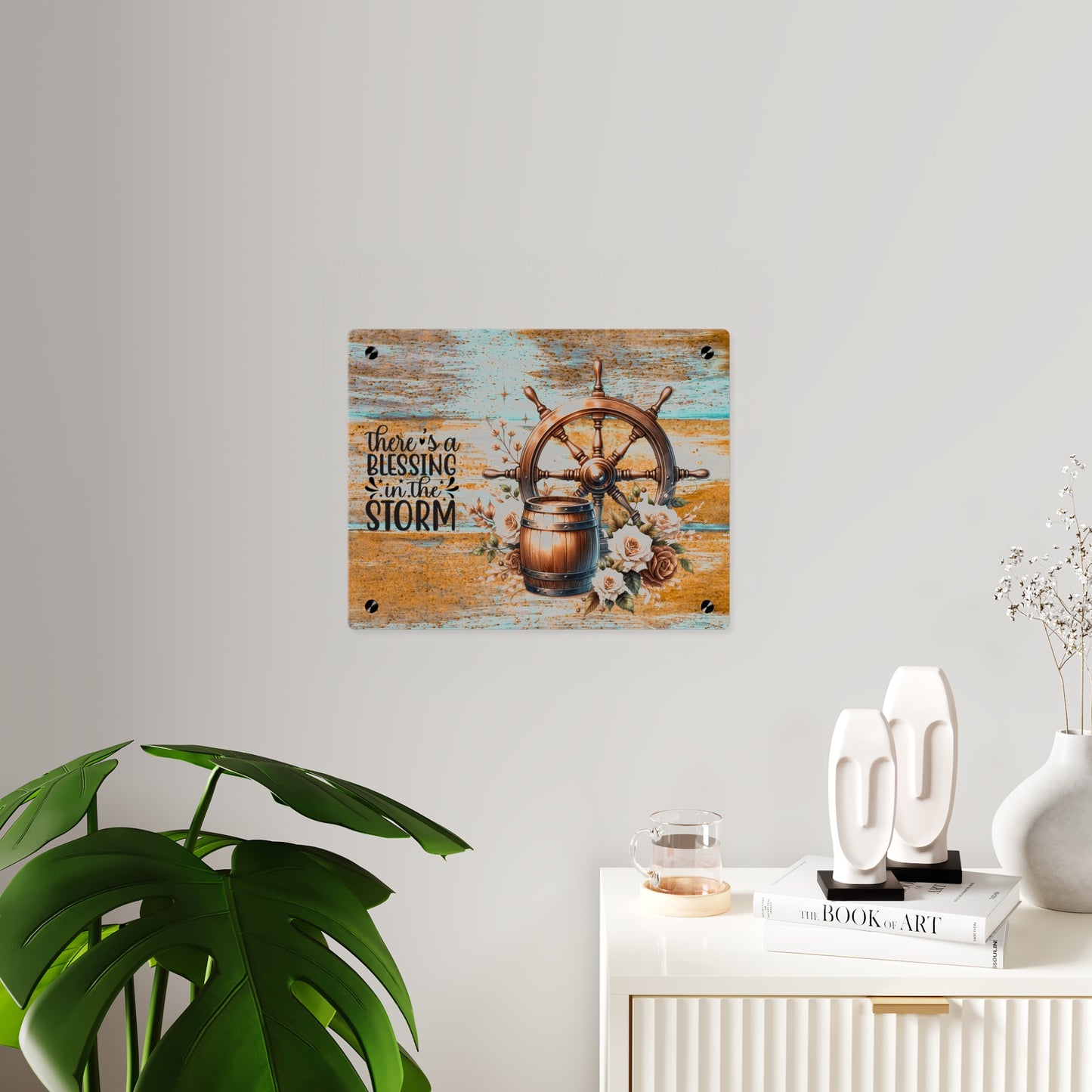 Nautical Blessings Acrylic Wall Art Panel - Inspiring Home Decor