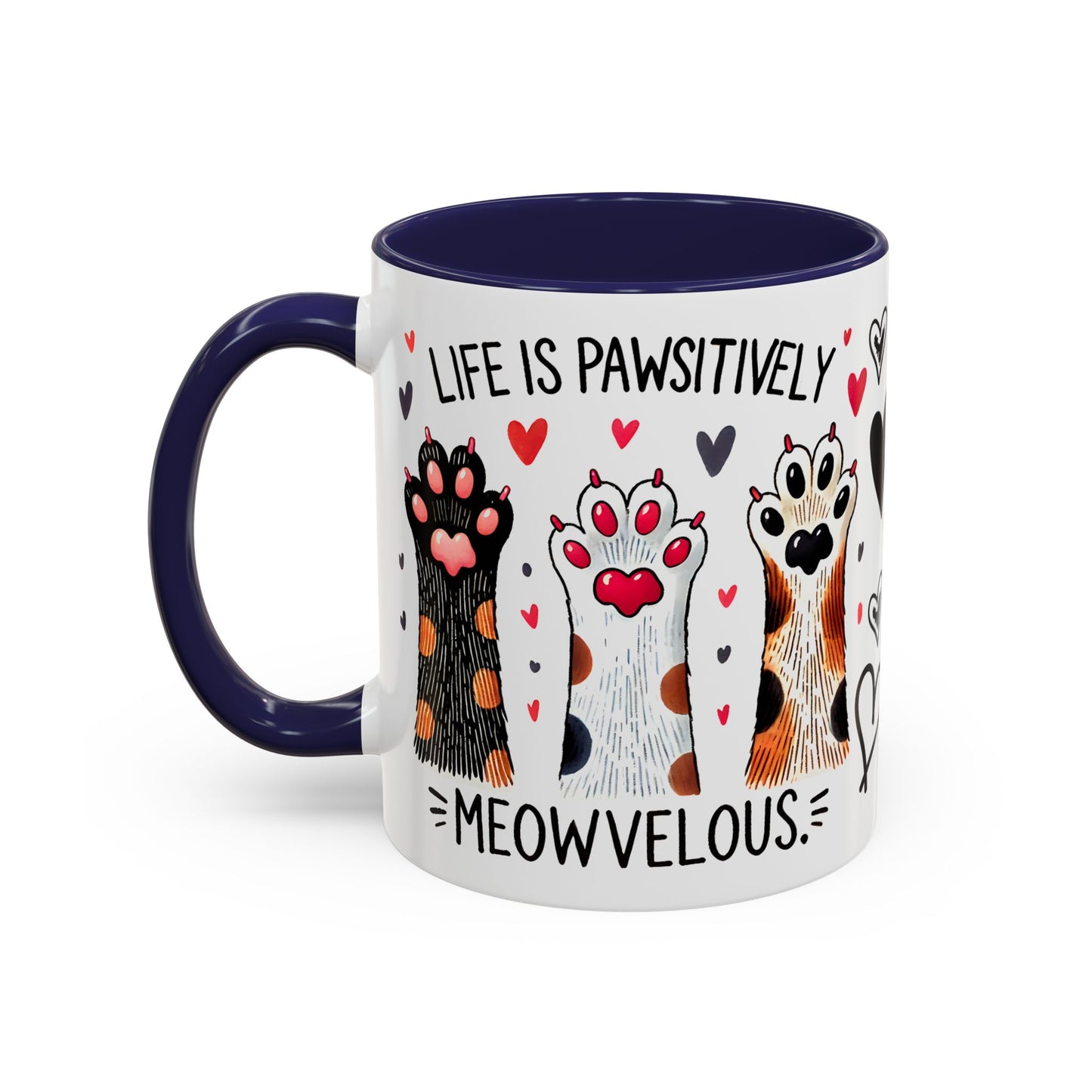 Coffee Mug - Humorous Stylish Cat Saying Mug, Gift Mug for Cat Lovers, Animal Lover Gift Idea, Housewarming Gift