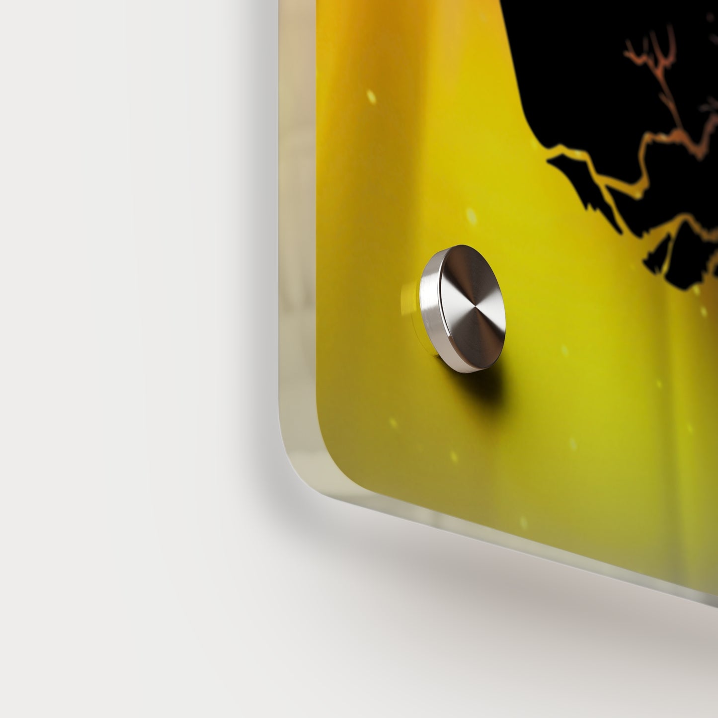 Acrylic Wall Art Panel - Inspirational Quote 'I Decide My Vibe' Hiking Scene