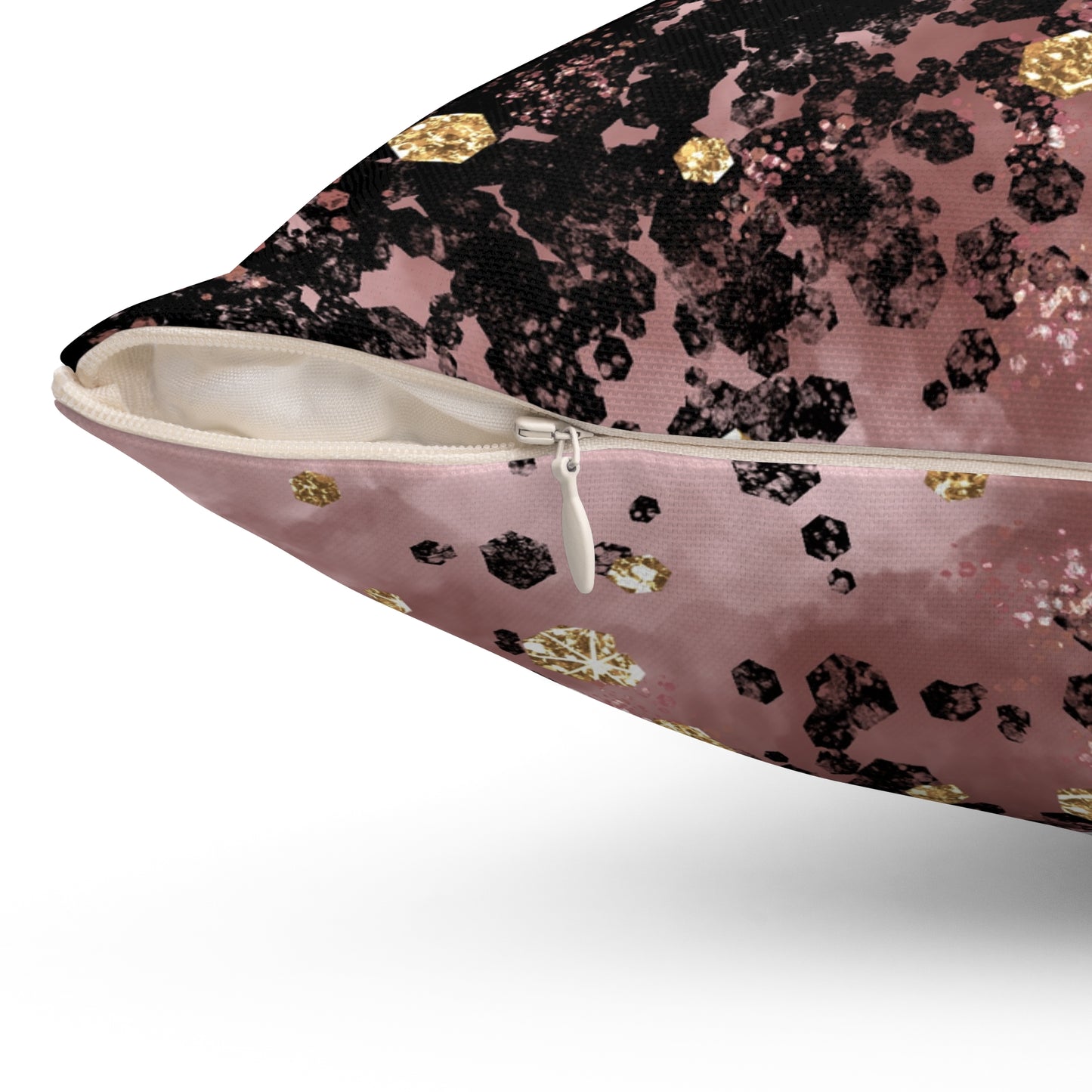 Decorative Spun Polyester Square Pillow, Stylish Pillow for Home or Office, Beautiful Accent for Any Room for Everyday for Anyone