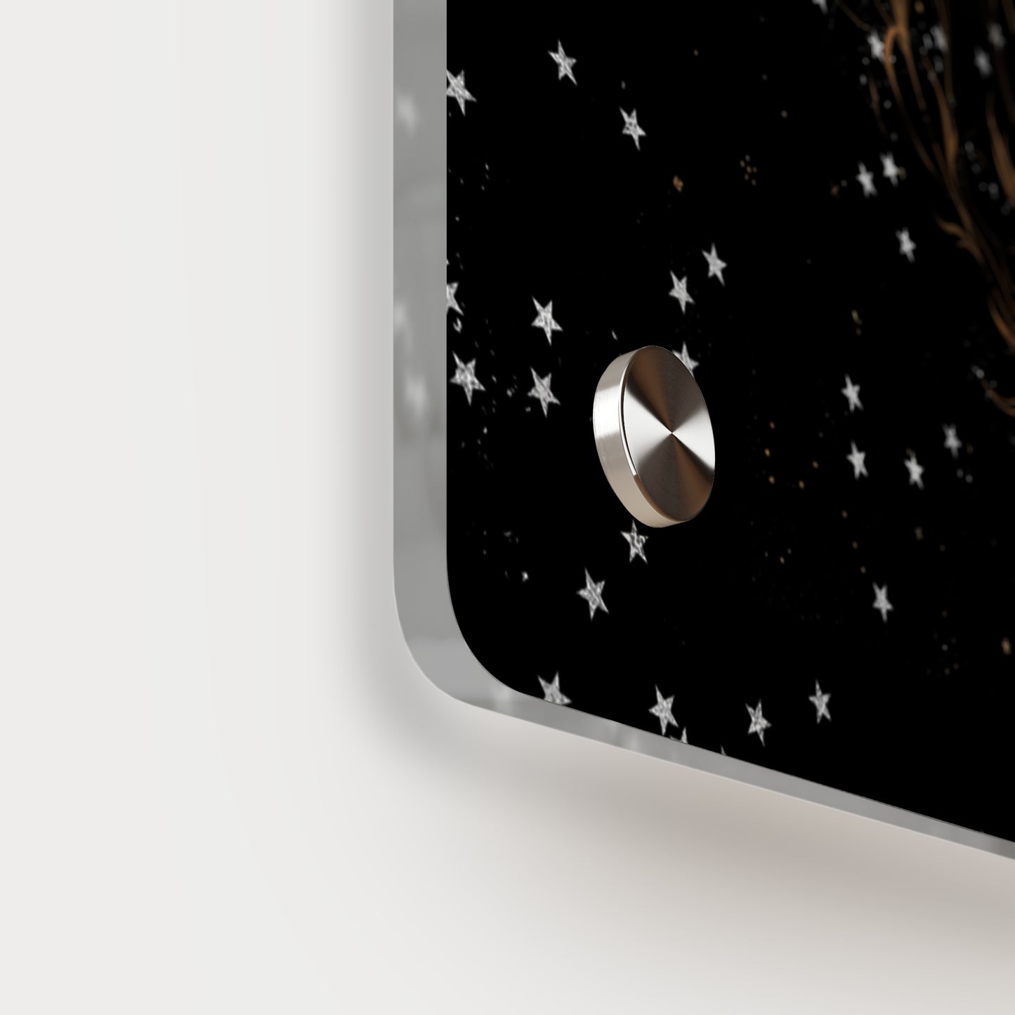 Sleek Dragon Acrylic Wall Art Panel - Celestial Decor for Fantasy Lovers