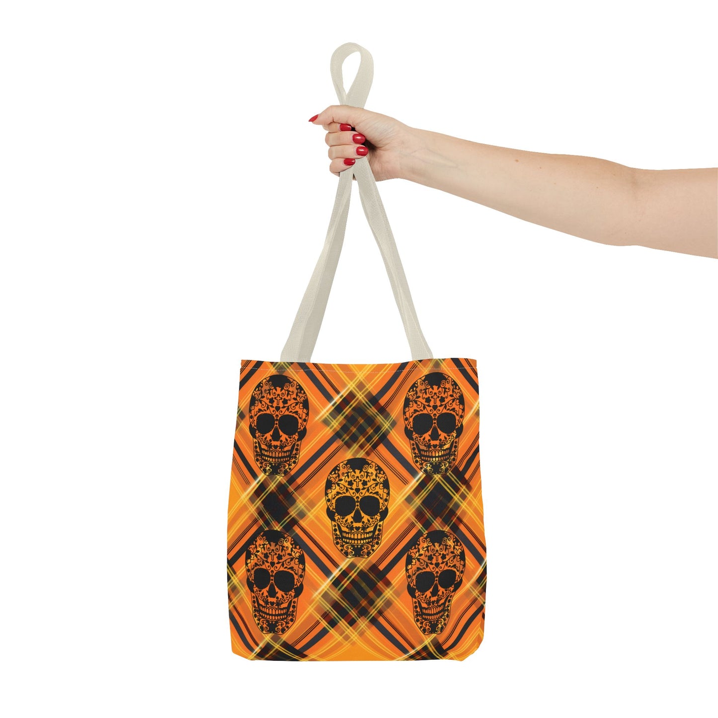 Fashionable Halloween Theme Tote Bag (AOP), Stylish and Festive for Everyday, Perfect for Halloween Lovers, For Anyone